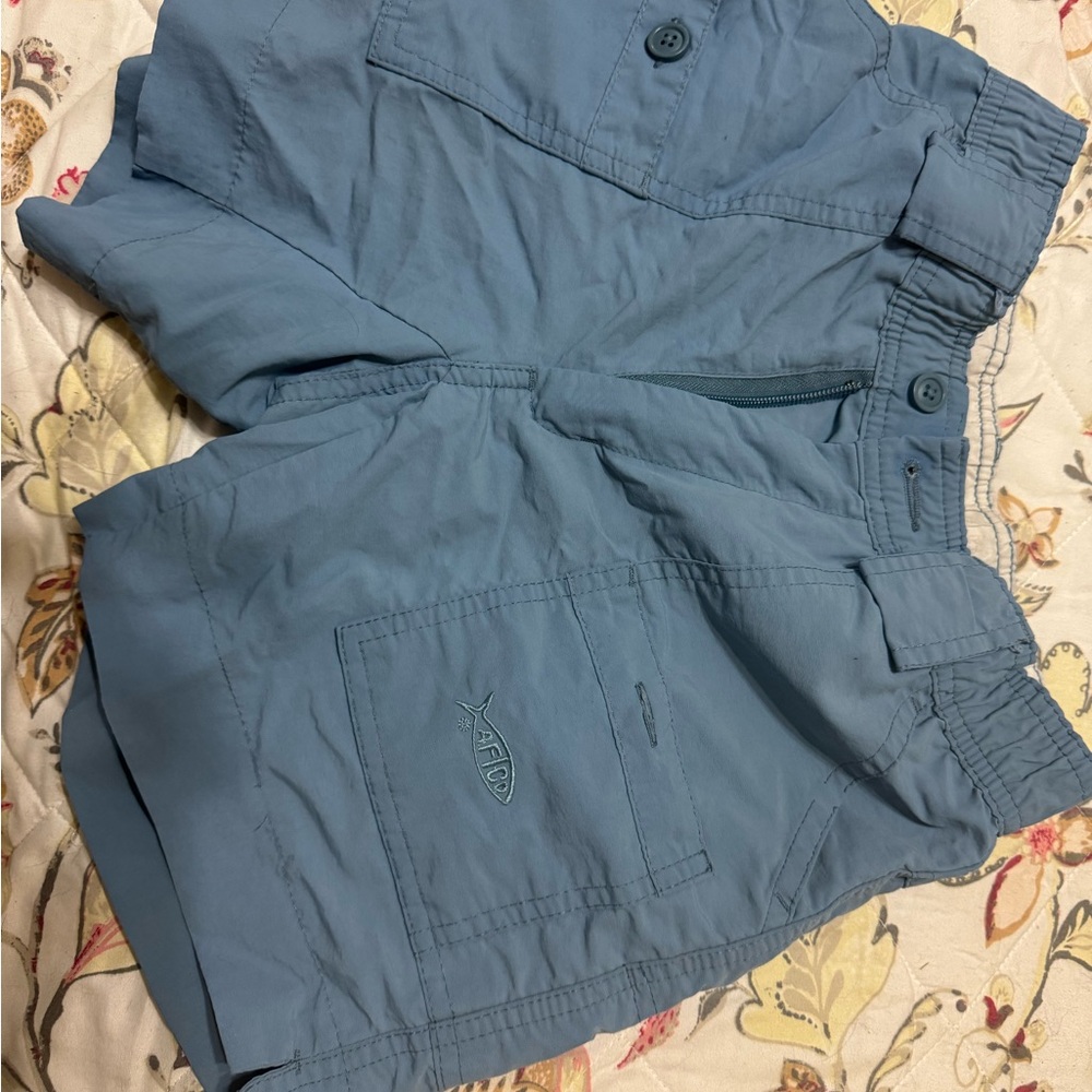 AFCO Blue Cargo Shorts